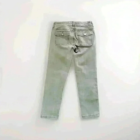 American Eagle Super High Rise Jegging Crop Jeans Sz 0 Next Level Stretch Light - Picture 2 of 9